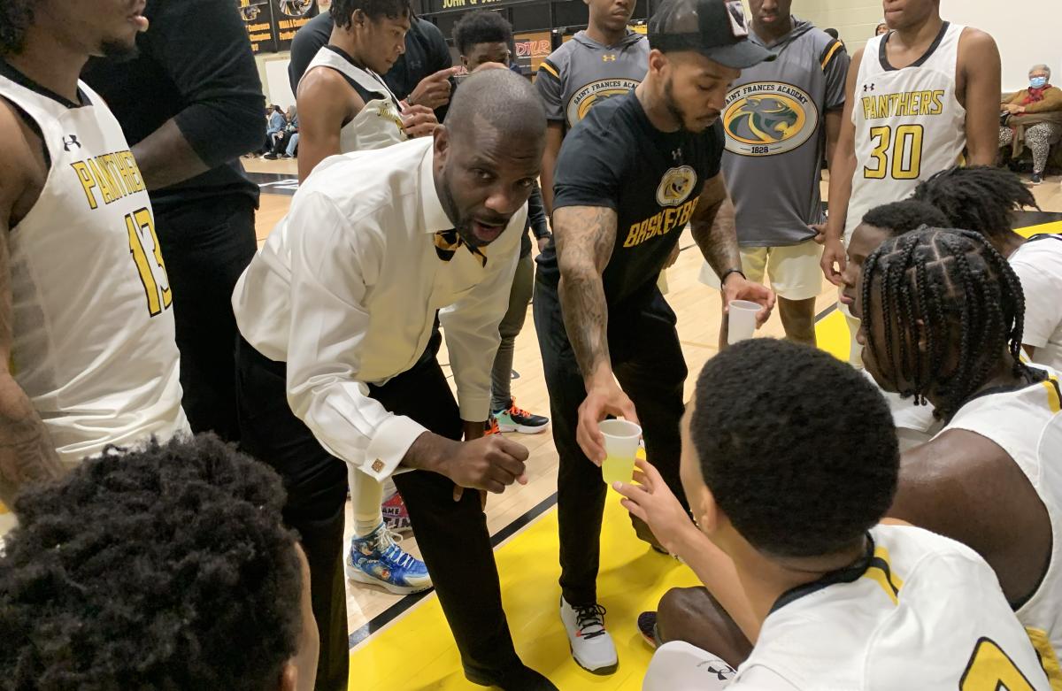 St. Frances basketball - Nick Myles